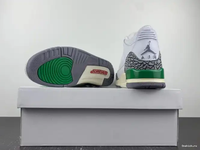 One Kick Jordan CK9246-136 Green 3 Lucky (W) Retro 0603